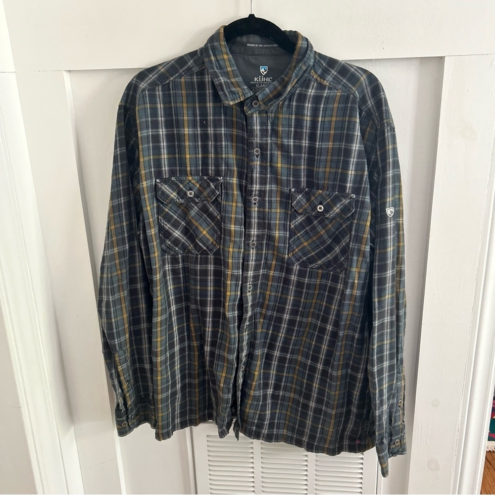 KÜHL men's flannel button-down shirt XL